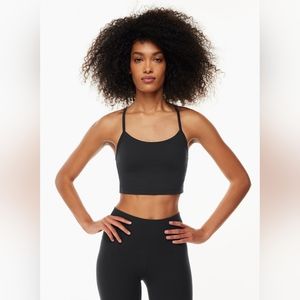 TNA Butter Posture Black Sports Tank, Size Medium